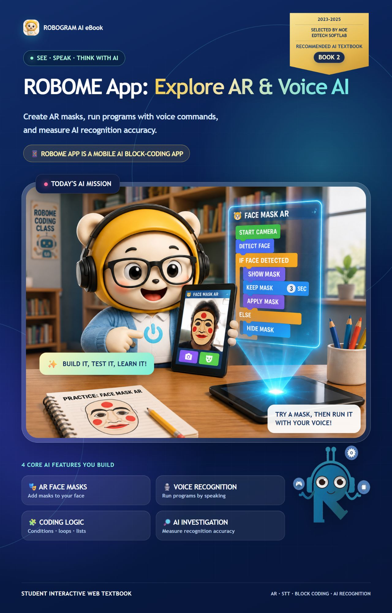 Explore AI with the ROBOME App