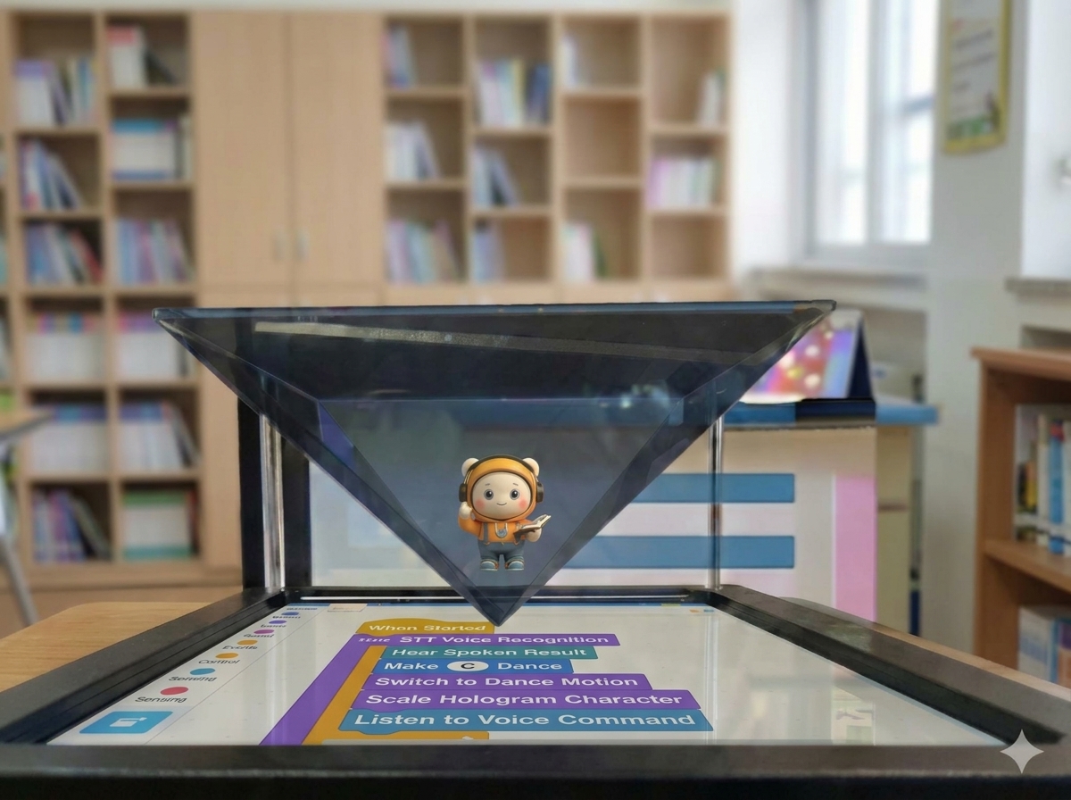 3D Hologram Projection & Character Dance Motion AI