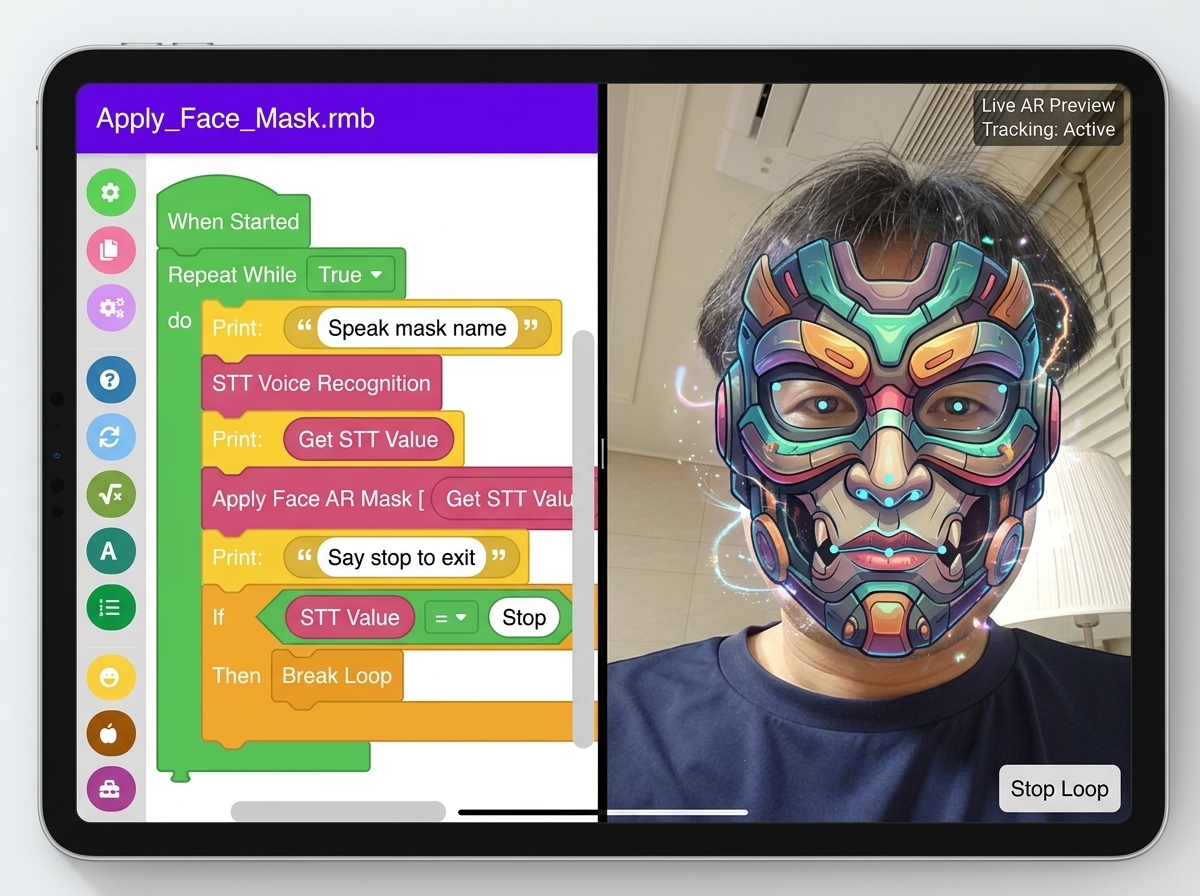 Face Recognition Emotion Analysis AR Mask